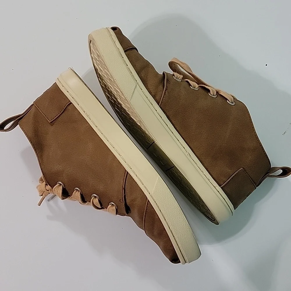 Boys Toms‎ Botas Sneakers, Brown, Size 4, Pre-owned